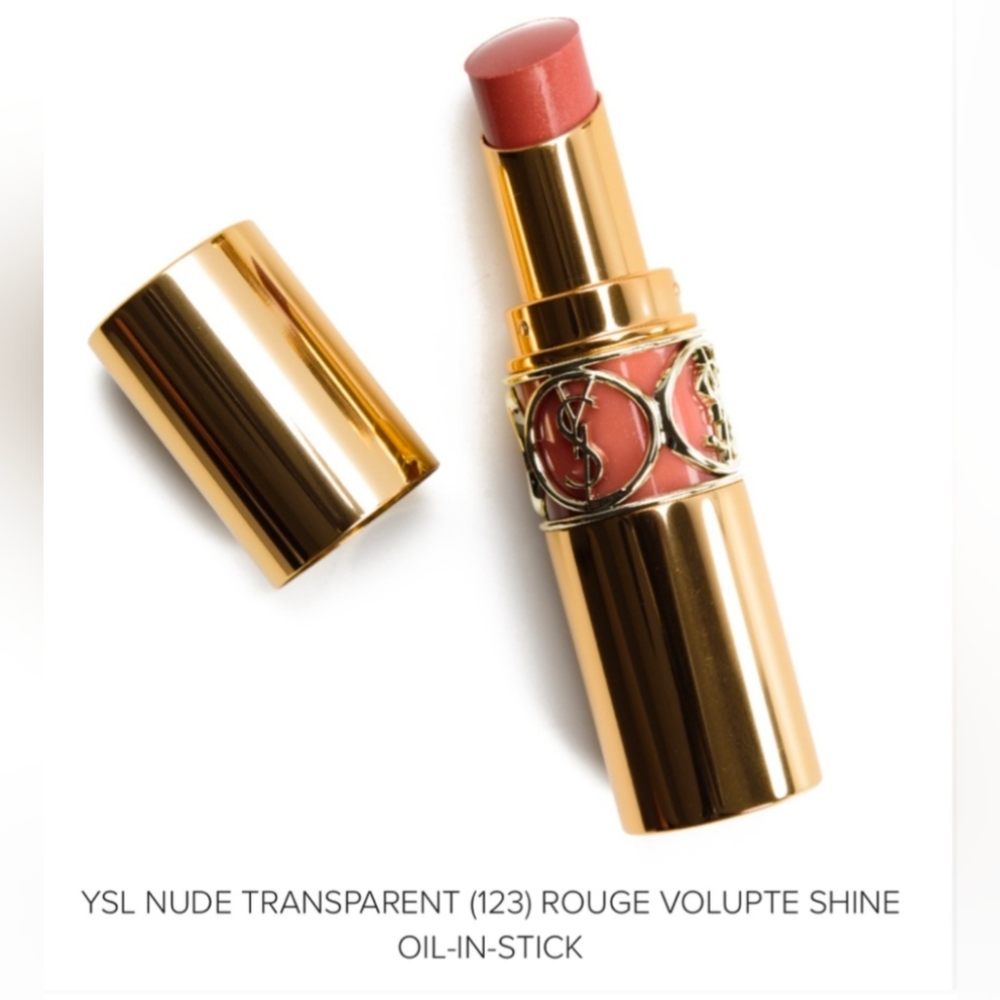 Yves Saint Laurent Volupté Shine Oil In Stick Lipstick  123 Nude